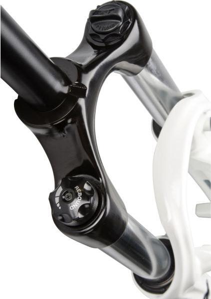Actual product image RST SUSPENSION FORK DIRT RA 100 WHITE V/DISC 28.6X260X0 DAMPER+VSPG.INSERT. (100 mm)