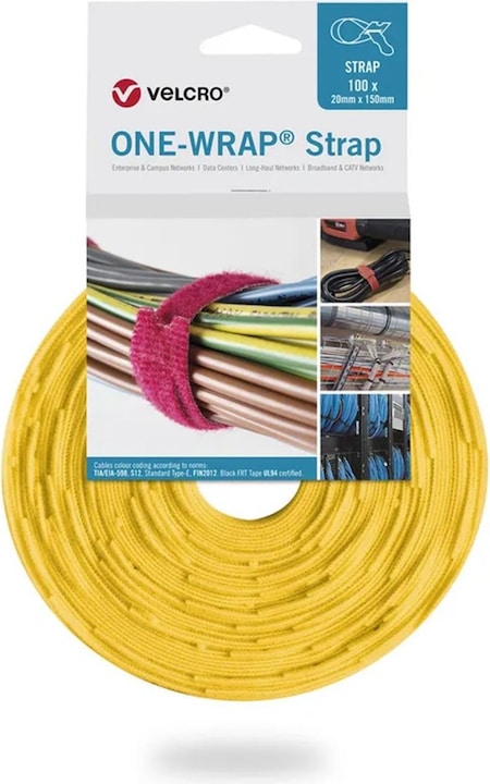 Immagine prodotto Velcro brand Fascetta professionale di marca (Fascette in plastica, 330 mm, 100 pz.)