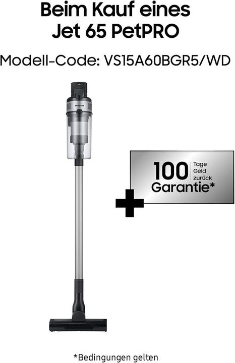 Actual product image Samsung Jet 65 PetPRO VS15A60BGR5/WD