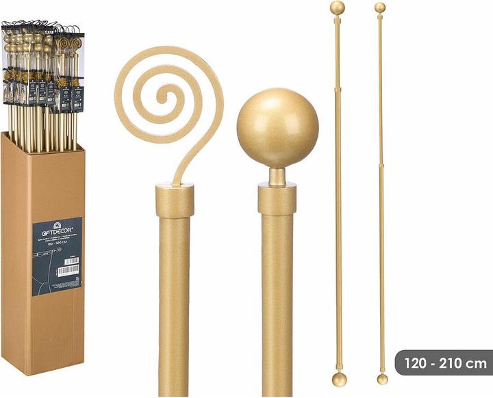 Gift Vorhangstange Decor Ausziehbar 160-320 cm (24 Stück)