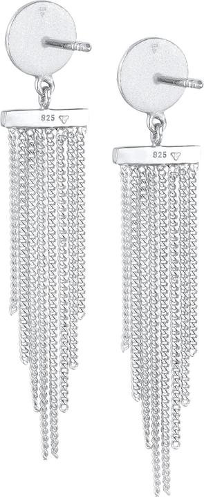 Immagine prodotto Elli Orecchini a catena a piastrina Look Elegante Argento 925 (Argento 925)