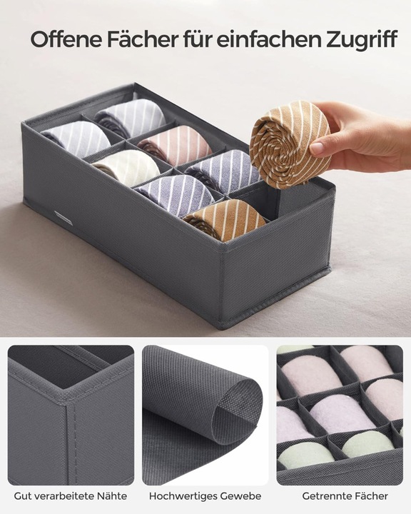 Actual product image Songmics Justin (8 x, 32 x 16 x 10 cm)