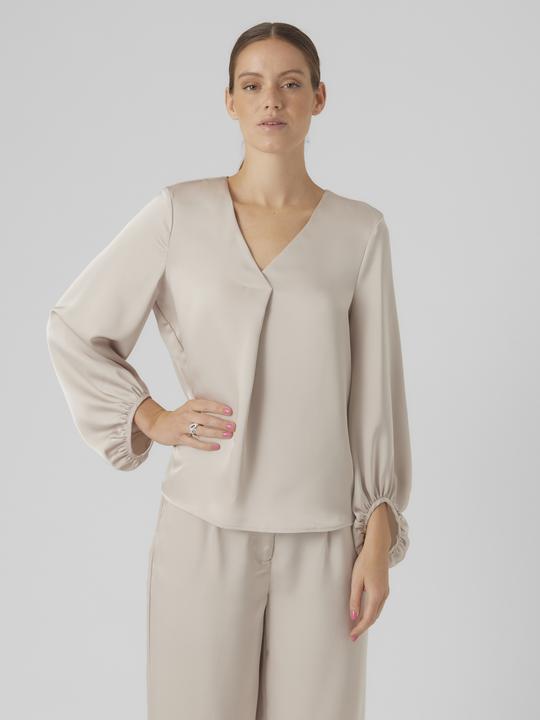 Produktbild Vero Moda Vmlovie L/S V-Neck Detail Top Wv Pop6 Ga Top (XS)
