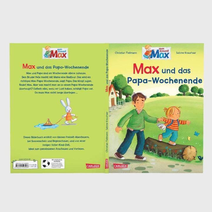 Actual product image Max-Bilderbücher: Max und das Papa-Wochenende (German, Christian Tielmann, Sabine Kraushaar, 2024)