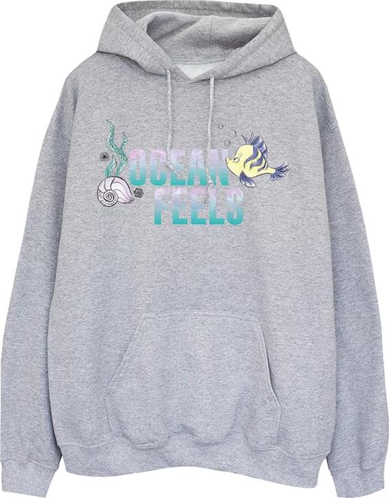 Actual product image Disney Womens/Ladies The Little Mermaid Ocean Hoodie (S)