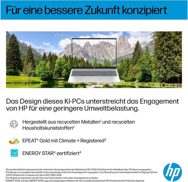 Actual product image HP OmniBook 5 LaptopAI 16-af1177ng Intel Core Ultra 7 255U 40,6 cm (16") 2K 32 GB LPDDR5x-SDRAM Wi-F (16", 1000 GB, 32 GB, DE)
