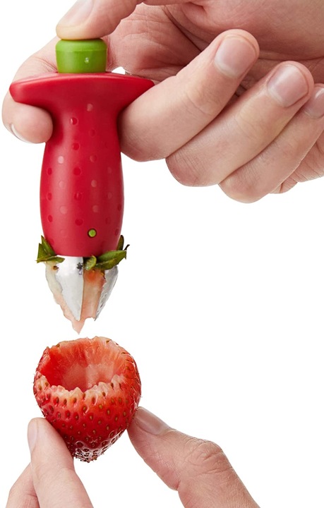 Produktbild Chef'n Erdbeerstrunkentferner StemGem 4,5cm rot