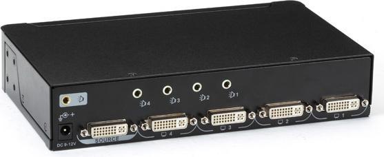 Produktbild Black Box AVSP-DVI1X4 Videosplitter DVI 4x DVI-D