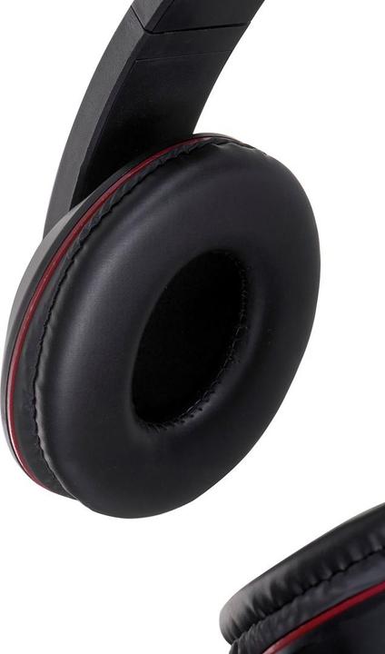 Produktbild Esperanza EH118 Kopfhörer & Headset Kabelgebunden Kopfband Anrufe/Musik Schwarz Rot (Kabelgebunden)