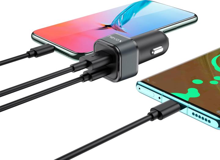 Actual product image Nevox Dual USB Autoladegerät
