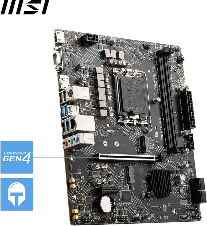 Productafbeelding MSI PRO H610M-G (LGA 1700, Intel H610, mATX)