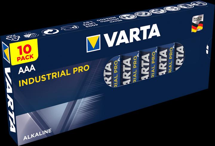 Immagine prodotto Varta alcali industriali (10 pz., AAA, 1250 mAh)
