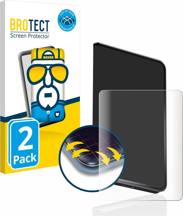 BROTECT Fullscreen Schutzfolie Displayschutz Folie Klar Transparent