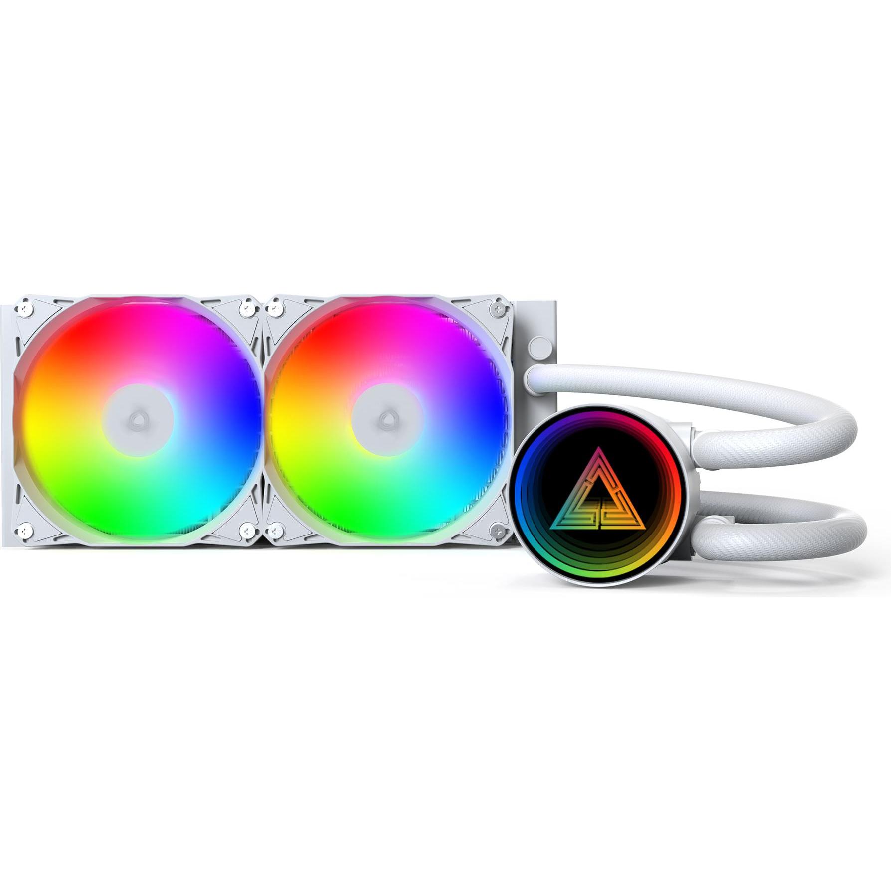 Montech Raffreddatore a Liquido LightFlow 240 ARGB Bianco (LIGHTFLOW ARGB 240 (W))