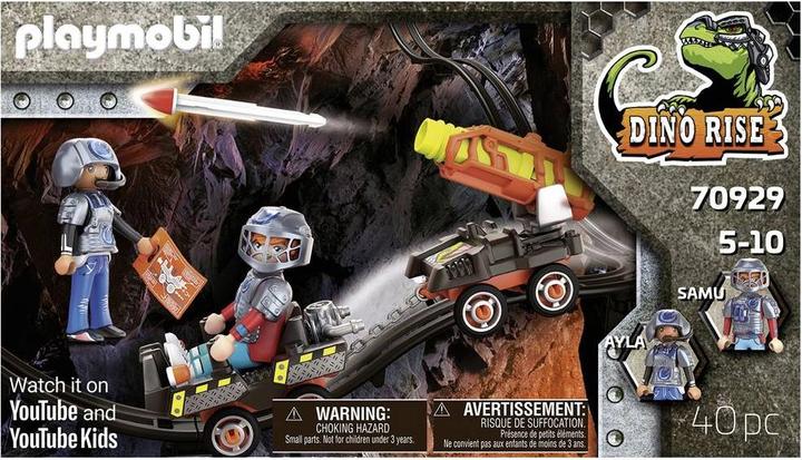 Immagine prodotto Playmobil Dino Mine Raketenkart (70929, Playmobil Dino Rise)