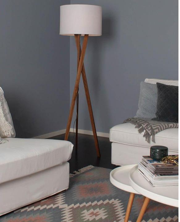 Image du produit By Rydens Lampadaire Vega Noyer/Blanc (E27)