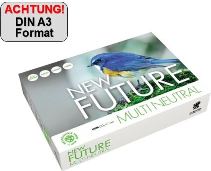 UPM Future Kopierpapier New Future 95207B80B 80g A3 500Bl. (A3, 500 Blätter, 80 g/m²)