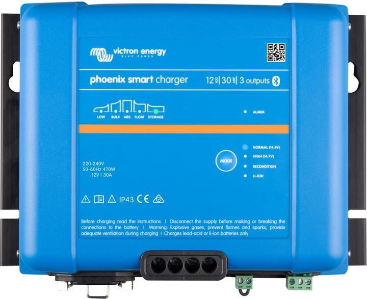 Immagine prodotto Victron Energy Phoenix Smart IP43 Caricabatterie 12/30 (3) - 120-240V (12V, 30 A)