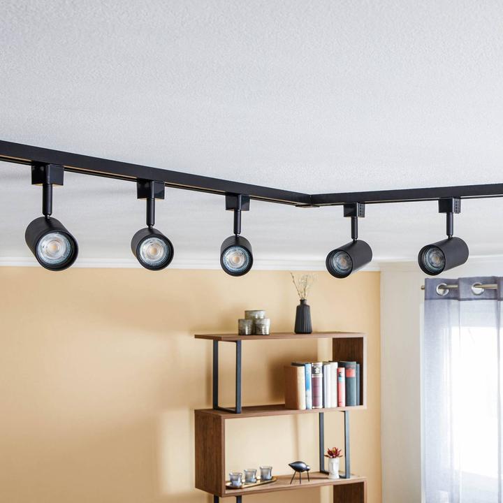 Actual product image Prios Jorell 1-circuit track system 5-lights black