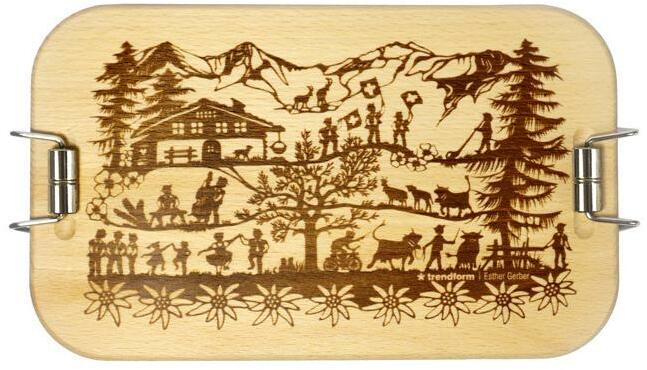 Produktbild Trendform Lunchbox Metall SWISS TRADITION