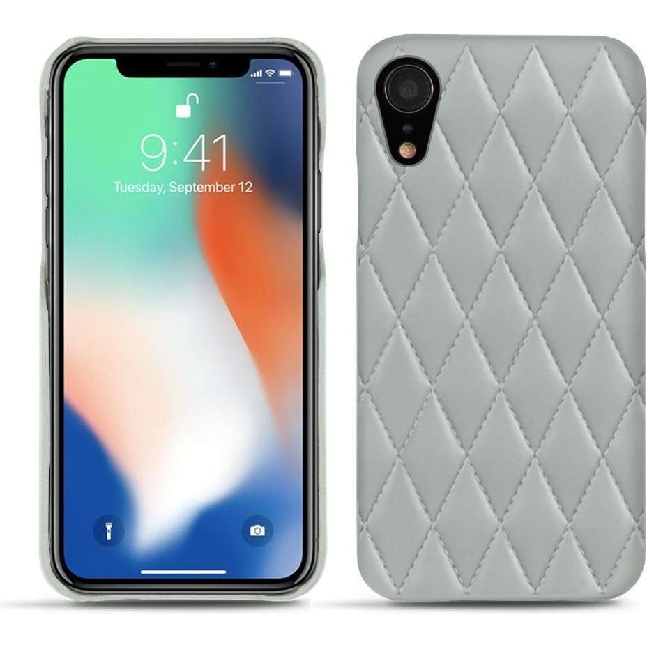 Thumbnail - Noreve Lederschutzhülle (Apple iPhone XR), Smartphone Hülle, Grau