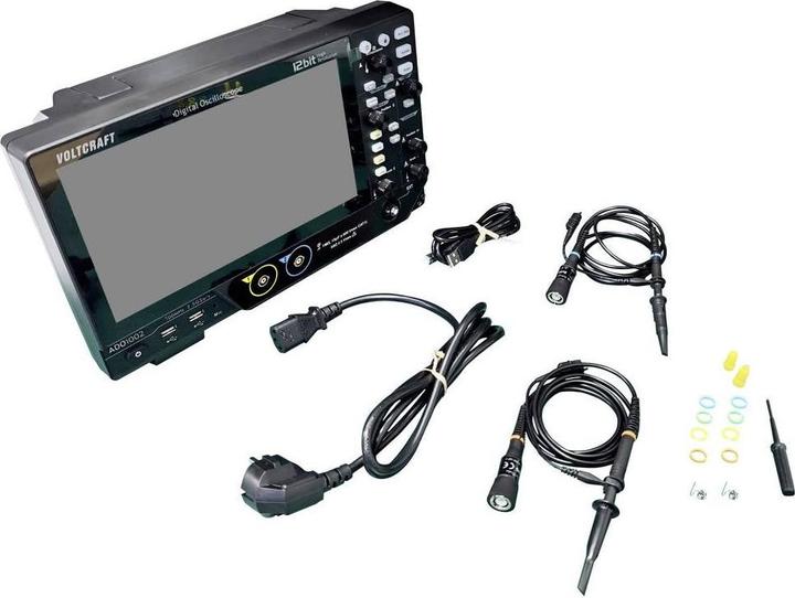 Actual product image Voltcraft ADO-1002 Digital-Oszilloskop 100 MHz 2.5 GSa/s 250 Mpts 12 Bit Digit (CAT II 300V)