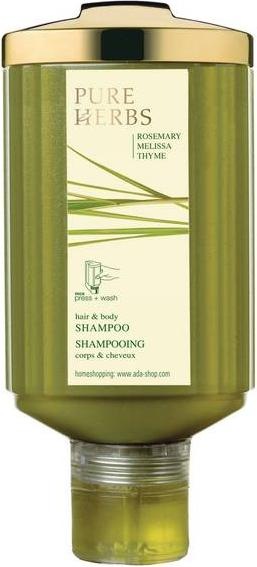ADA Cosmetics PURE HERBS Hair & Body Shampoo 300ml x 30 Stück (300 ml, Flüssiges Shampoo)