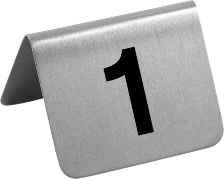 Actual product image Lagotto Table sign numbers 73-84