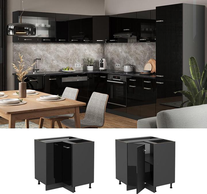 Produktbild Vicco Eckunterschrank R-Line (75.5 x 60 x 81.5 cm)