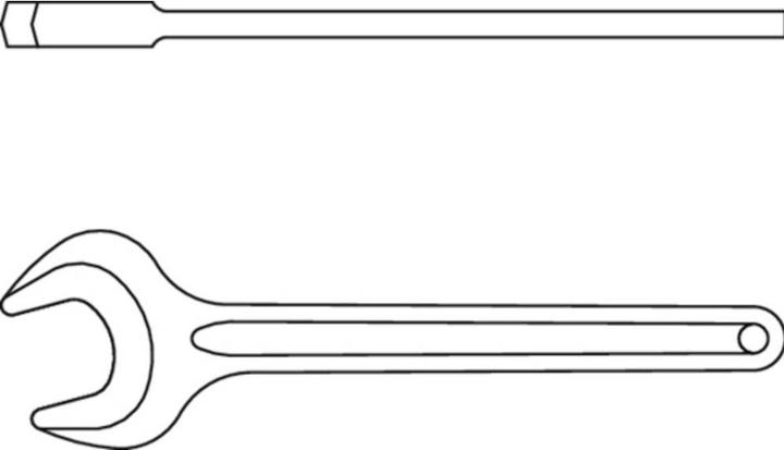 Actual product image Gedore 894 75 Open-end spanner 75 mm (75 mm)