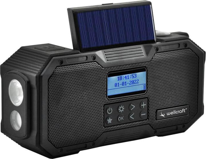 Actual product image Wellcraft DAB/FM emergency radio (FM, DAB+, Bluetooth)