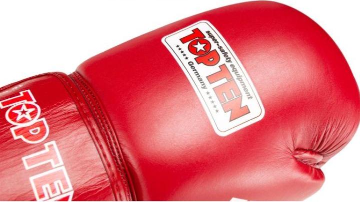 Actual product image Top ten RTT-COMPETITION Leather Boxing Gloves 10oz (WORLD BOXING APPROVED) (10 OZ, 10)