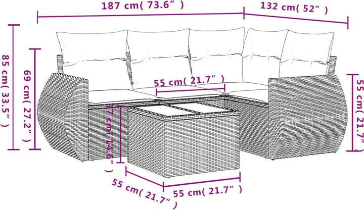 Produktbild vidaXL Beckett