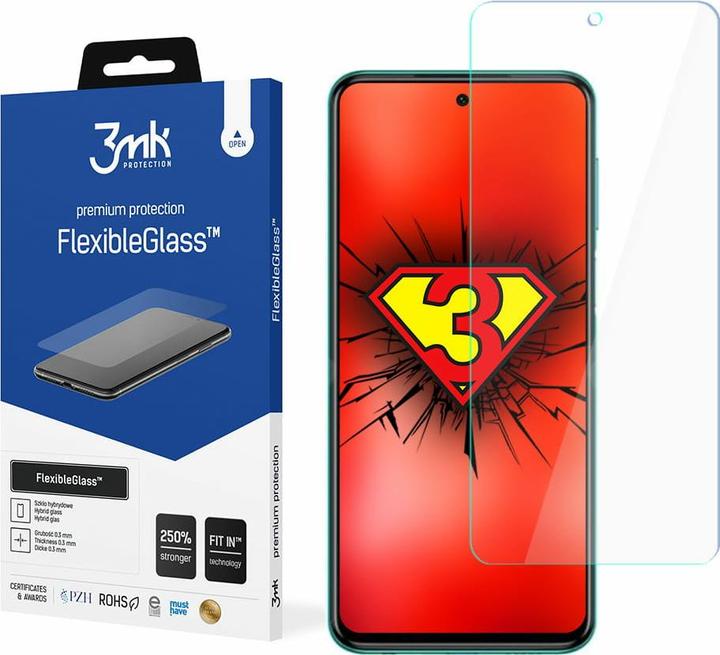 Actual product image 3MK FlexibleGlass screen protector, display film (1 pcs., Xiaomi Redmi Note 9S)