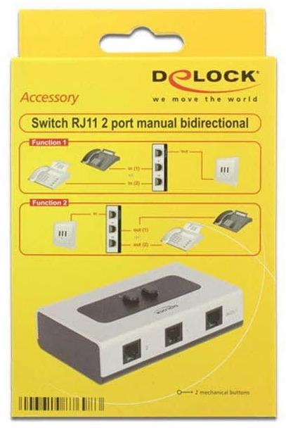Immagine prodotto Delock Centralino RJ-11 a 2 porte