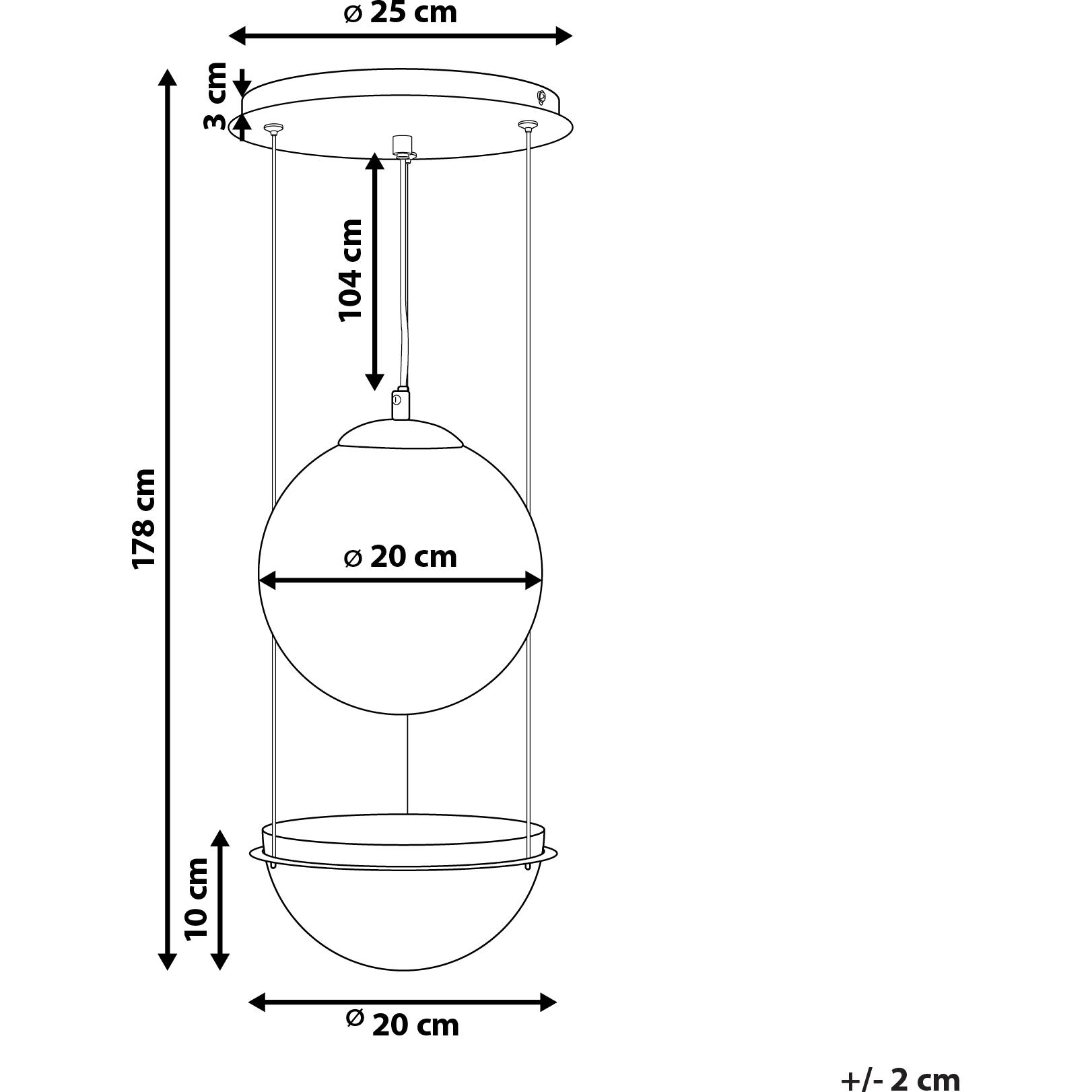 Thumbnail - Beliani, Pendelleuchte, Tobins