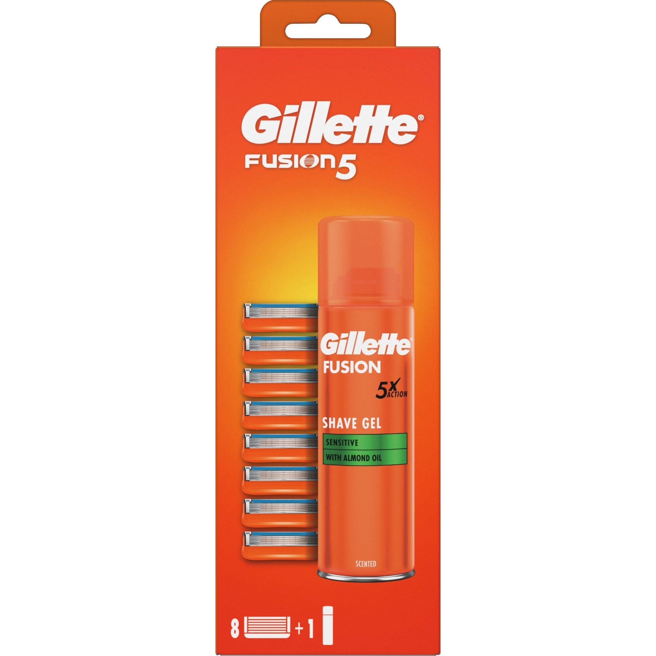 Gillette, Rasoio, Testina di ricambio Fusion - Gel da barba