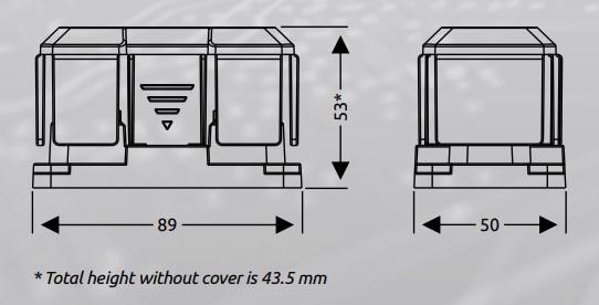 Immagine prodotto TBS Electronics Portafusibili DCM Mega 300 (300 A)