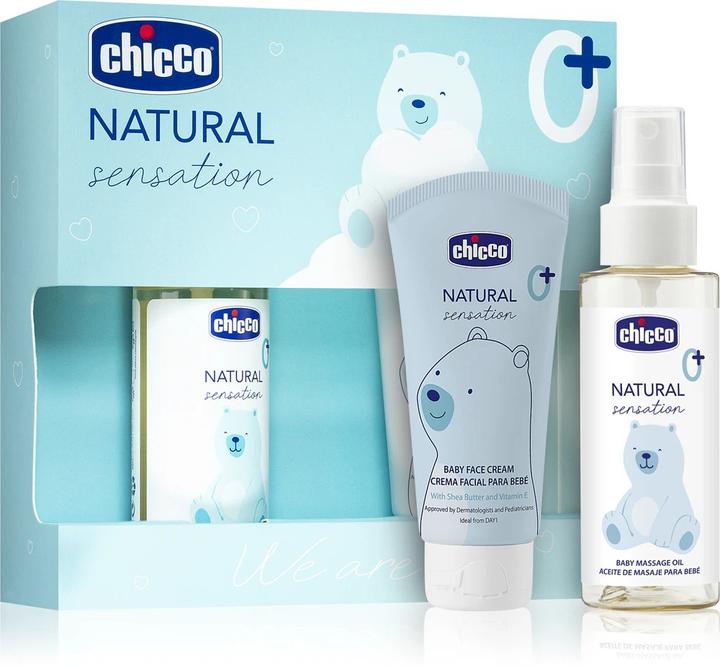 Produktbild Chicco Set 5 (1 x Massageöl 100ml / 1 x Gesichtscreme 50ml) - 0m+