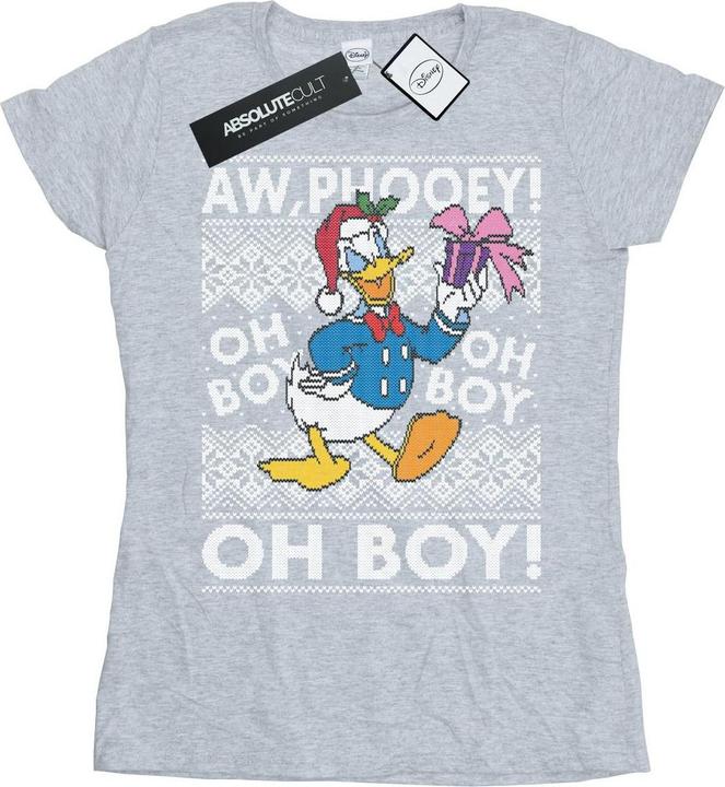 Image du produit Disney - T-shirt DONALD DUCK CHRISTMAS FAIR ISLE - Femme (XL)