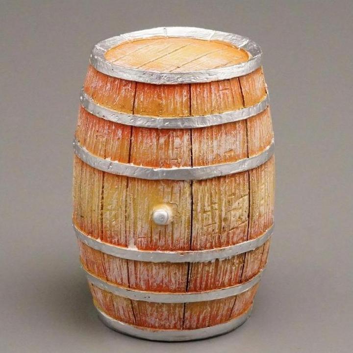 Actual product image Reutter 001.857/0 - Wine Barrel, empty, miniature (5 x 5 x 7 cm)