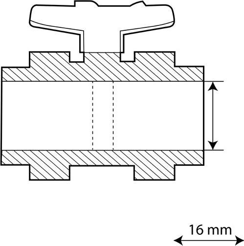 Immagine prodotto Koi-Breeder Valvola a sfera in PVC-U