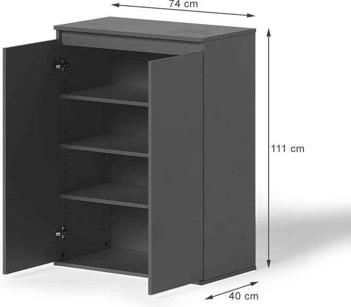 Image du produit Vicco Claus (74 x 40 x 99.60 cm)