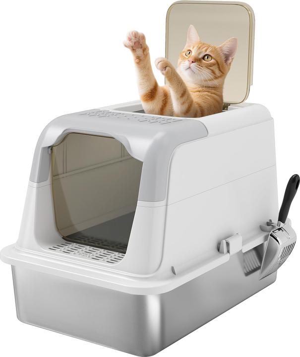 PawHut Katzentoilette (Bac à litière fermé)