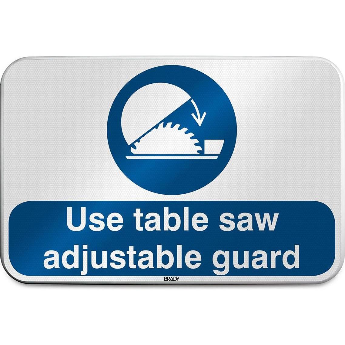 Brady, Etiketten, ISO Safety Sign - Use table