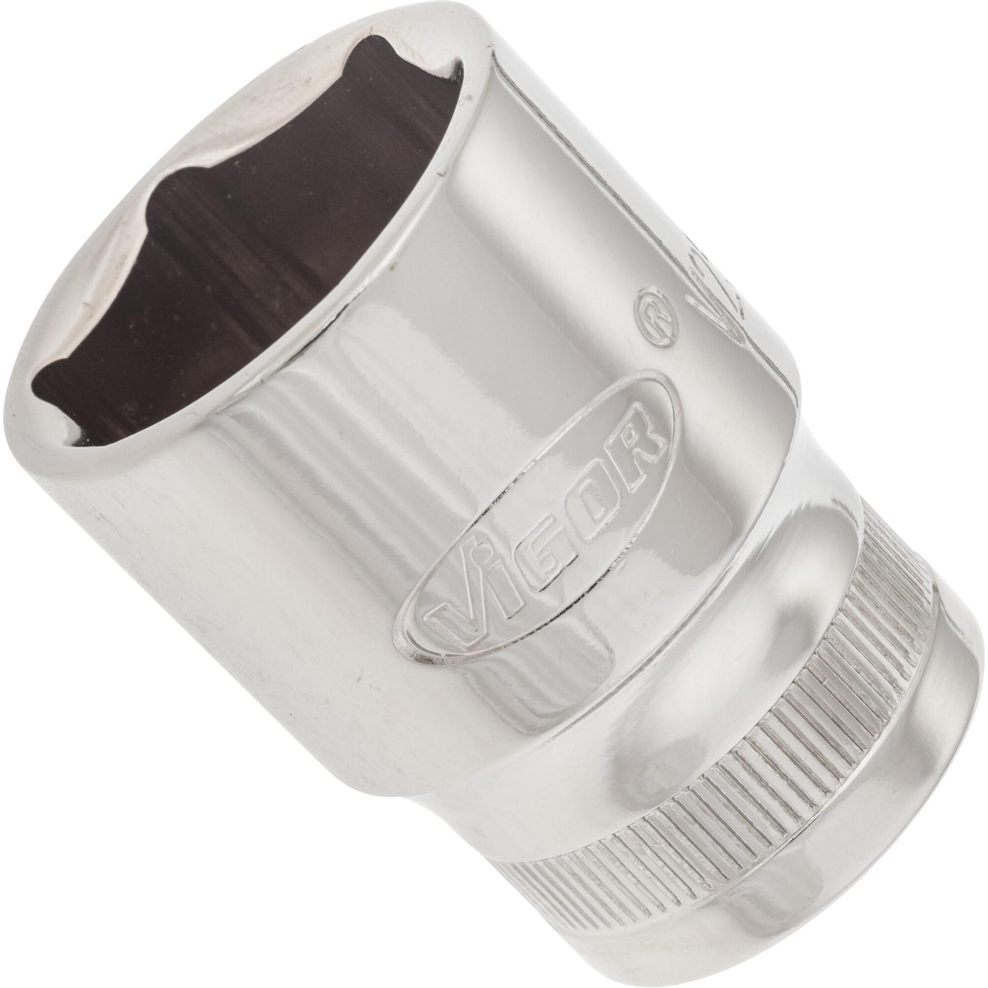 Vigor, Steckschlüssel + Stecknuss, STECKSCHLÜSSEL-EINSATZ 1/2" SW 21 (21 mm)