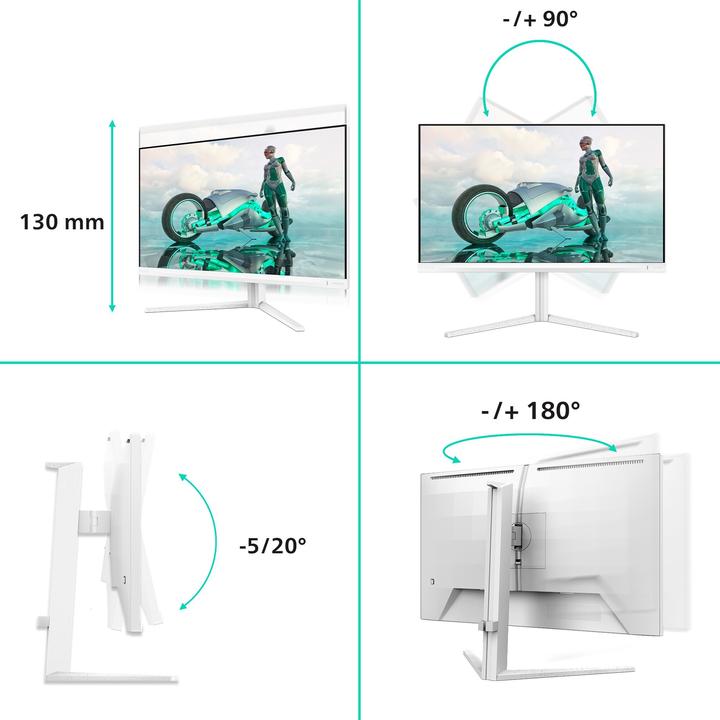 Produktbild Philips MMD 2N3501PA/00 Fast IPS Monitor,,, Speakers, höhenverstellbar, 2x HDMI, DP (2560 x 1440 Pixel, 27")