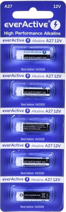 Actual product image Everactive 27A 12V Blisterverpackung (5 pcs., A27, 25 mAh)