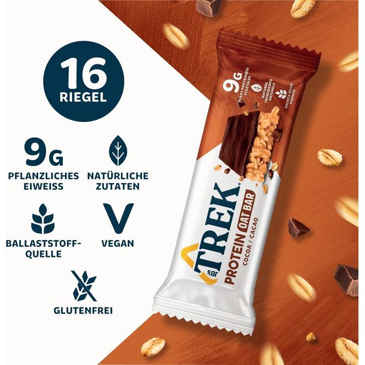 Produktbild TREK Protein Haferriegel (800 g, 16 Stk.)