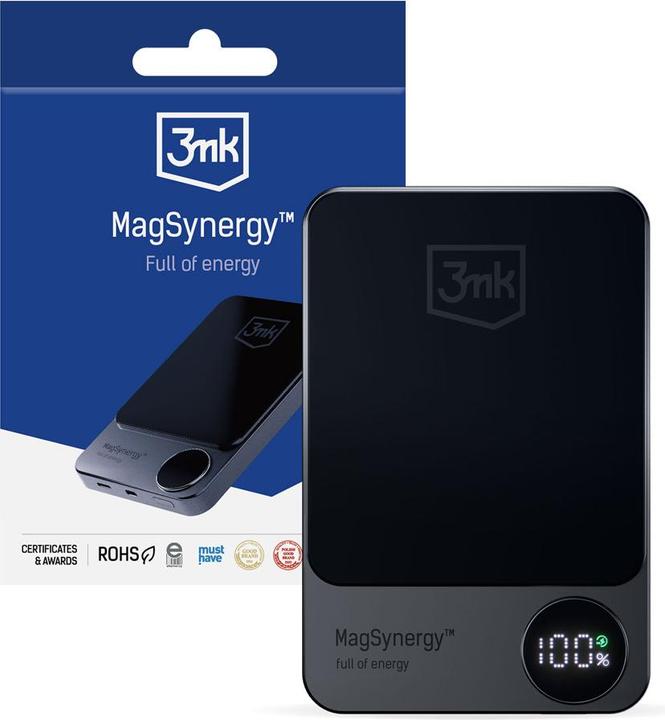 Produktbild 3MK MagSynergy (10000 mAh, 18 W, 37 Wh)